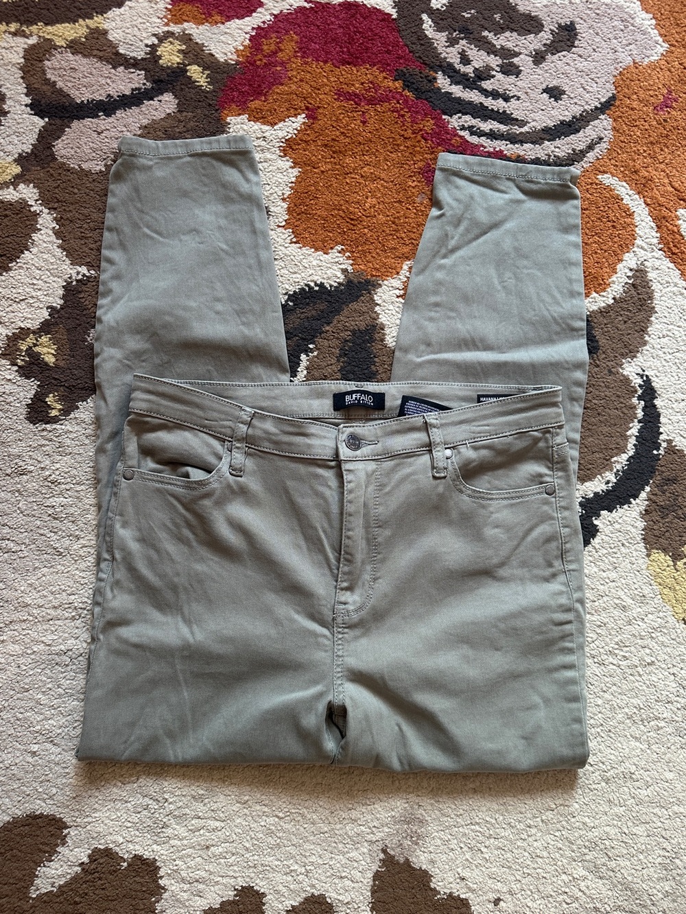 Buffalo David Bitton Taupe Skinny Jeans | Size 10